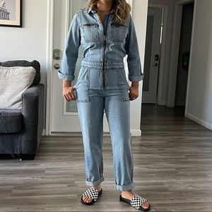 Lucky brand denim jumpsuit women’s size small